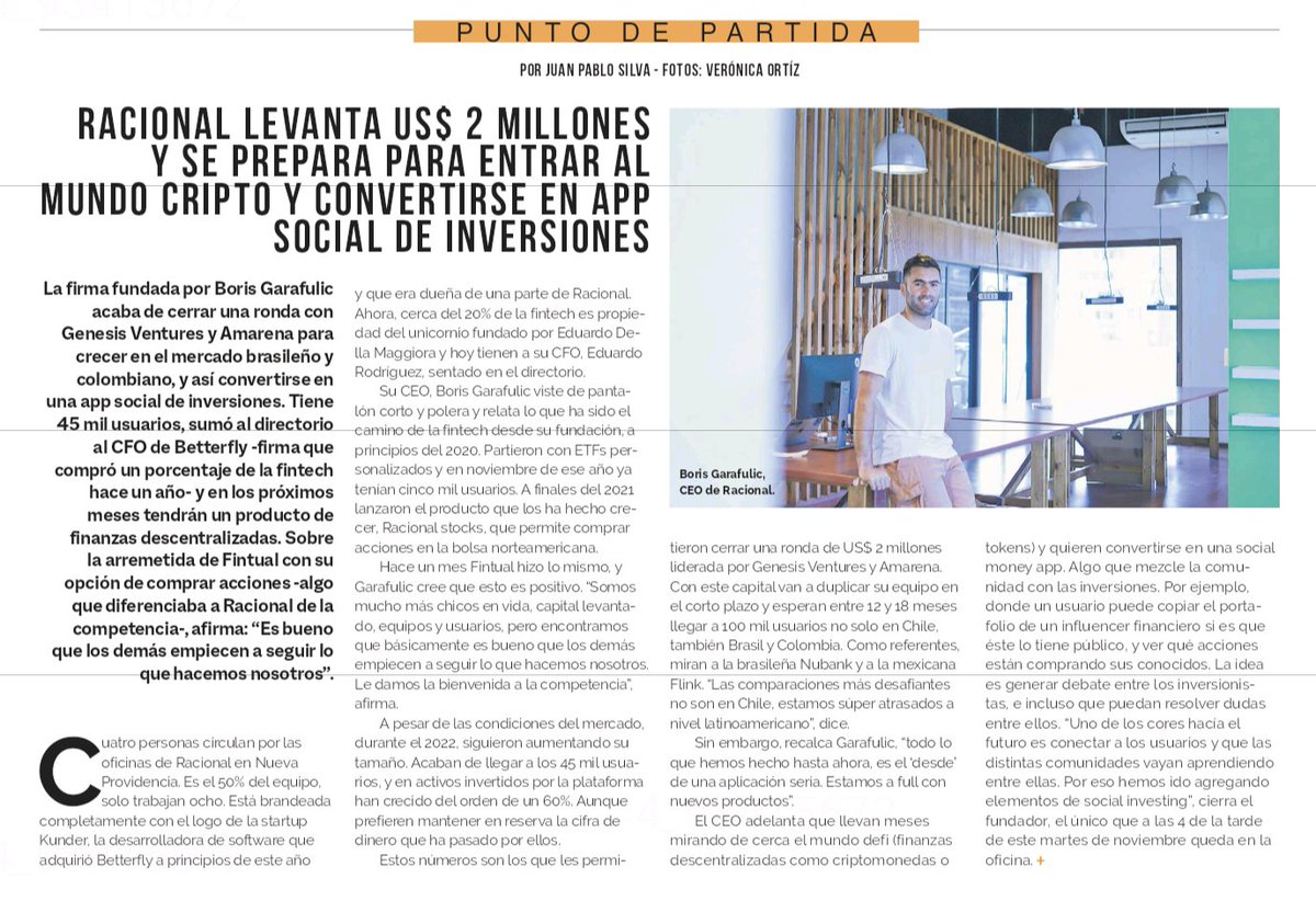 Felices de que <a href="/RacionalApp/">Racional</a> se integre al portafolio de <a href="/Genesis_Venture/">Genesis Ventures</a> 👊👊👊dfmas.df.cl/df-mas/punto-d…