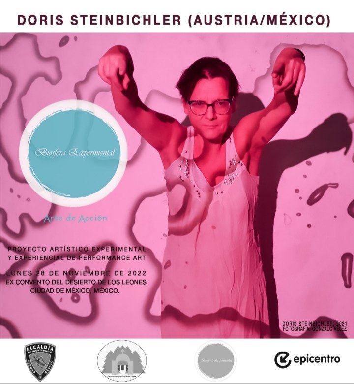 biosferarte's tweet photo. Doris Steinbichler Austria/México artista invitada, gracias al Lic. Adrián Rubalcava @AdrianRubalcava por apoyar al arte contemporáneo que se gesta al poniente de la Ciudad y gracias a la Alcaldía Cuajimalpa y Ex convento del Desierto de los Leones. https://t.co/Rz8vnFiPXs