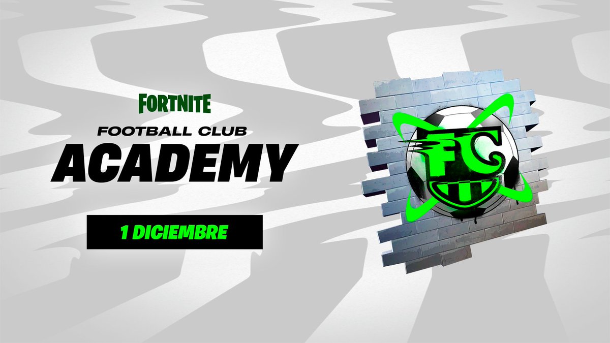 ESFortniteBR2's tweet photo. Academia del Club de Fútbol de Fortnite ⚽

Del 1 al 8 de diciembre, jugad 3 partidas en la Isla de Creativo de la Academia de Fortnite para conseguir el Spray "Emblema de fútbol".

🖇️ https://t.co/TZbmMIMyqI https://t.co/5Y0g60nyXv