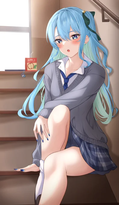 JKすいちゃん"なに?"#ほしまちぎゃらりー 