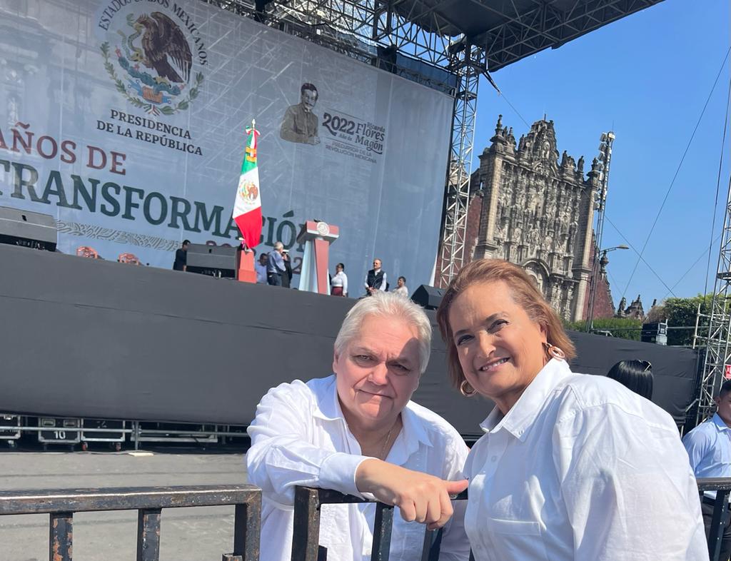 PArmendarizMX's tweet photo. Con mi querido amigo Carlos  @carlosbremerg #MarcharConAMLO https://t.co/Yg6bDeZZ6w