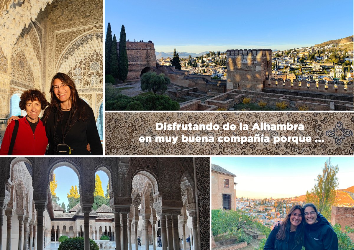 martabm1975's tweet photo. Disfrutando de la #Alhambra en muy buena compañía porque ...
... el mejor lugar SIEMPRE son las PERSONAS. https://t.co/EXbBM29hZA
