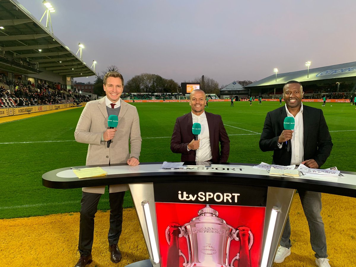 olibellracing's tweet photo. A great experience to make my FA Cup presenting debut for @ITVSport this afternoon. Huge thanks to Rob Earnshaw and Michael Johnson for their efforts as well as the team behind the scenes. @dcfcofficial into the third round following a 2-1 victory over @NewportCounty https://t.co/vxMjct8HqJ