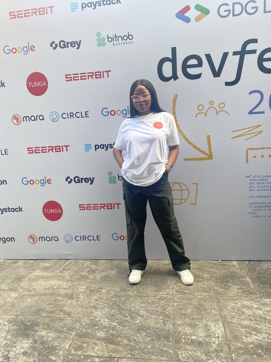 oluwabamikemi's tweet image. About yesterday.🥰🥰
@tunga_io was heavily represented🚀

@gdglagos #DevFestLagos2022 always doing the most🔥🔥🔥