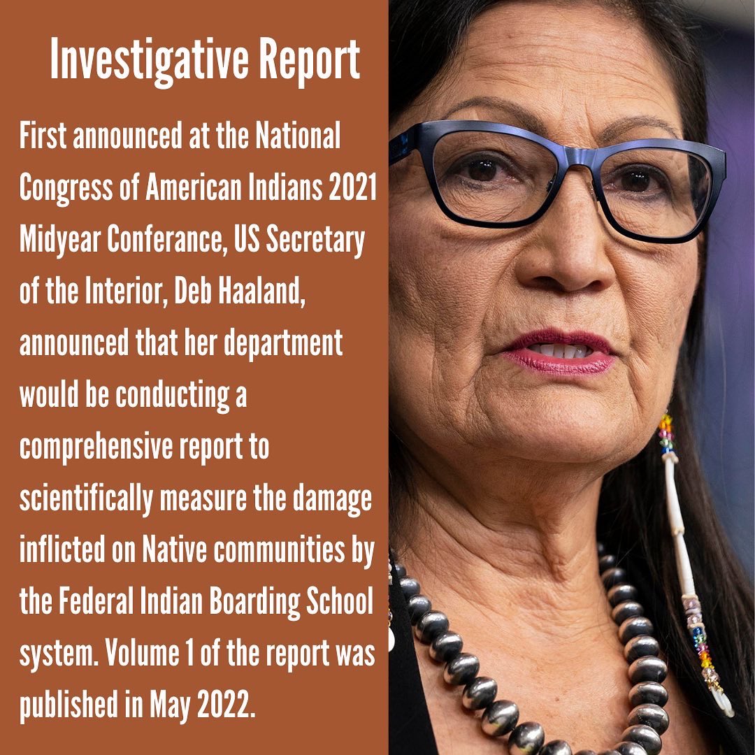 So far, only the first volume of the report has been published. The true path towards justice and reconciliation begins with understanding the facts of the matter. #IndianBoardingSchools #IndianResidentialSchools