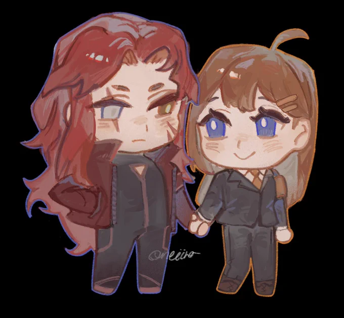 hii interest check... if i opened c0mms for chibis like these at a single one for 30 usd and 55 for a pair would u guys be interested... (more info below  ) 