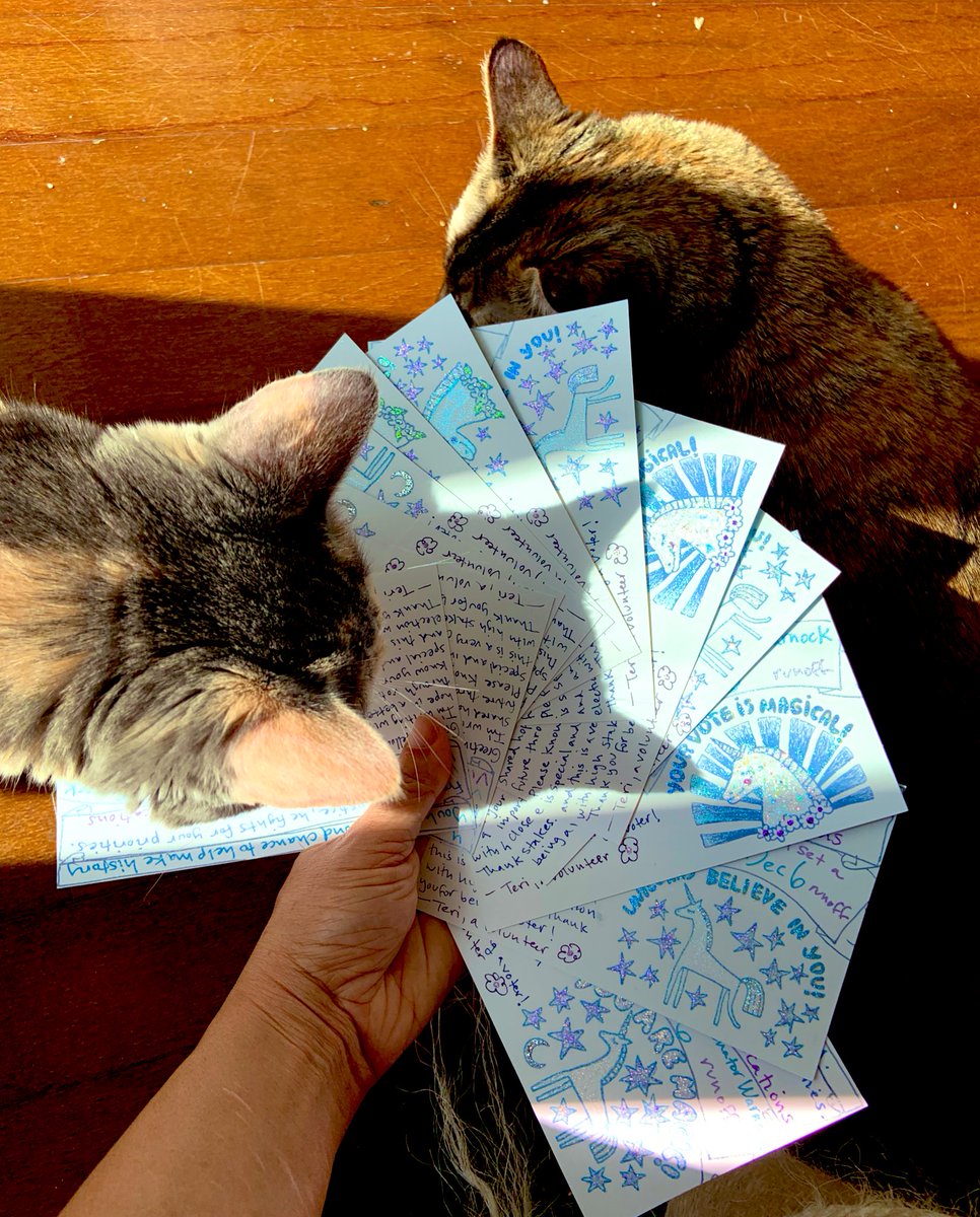 fringecups's tweet photo. 12 kitten inspected #PostcardsToVoters unicorns to my state of Georgia in the mail last week for @ReverendWarnock in the #GeorgiaRunoff!

Come write with us! Email Join@TonyTheDemocrat.org or text JOIN to 484-275-2229. https://t.co/Z8Hdx8wdN5