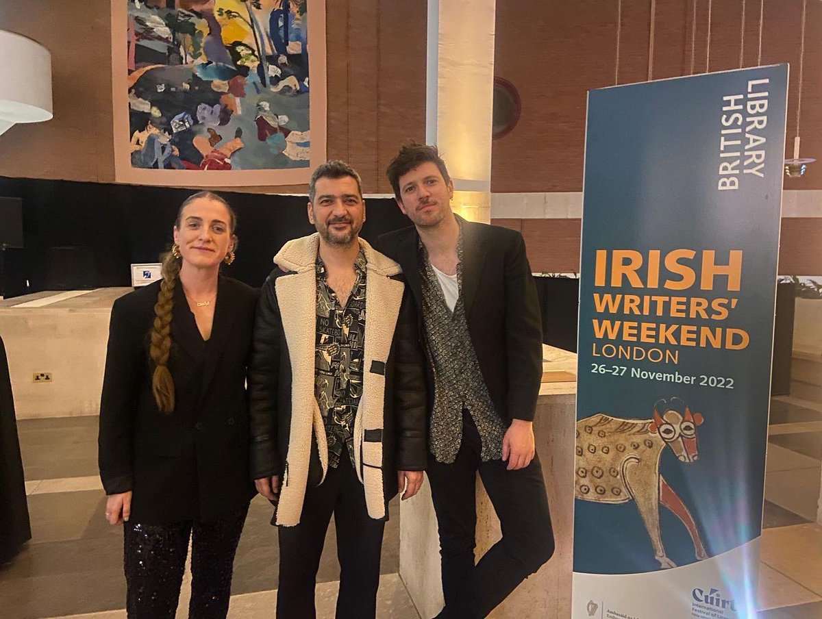 videobluemusic's tweet photo. An honour to perform a set last night in @britishlibrary for the Irish Writer’s Weekend. The Video Blue band was complete with Katie Linn & @demirdogmez ✨
Thanks to @culture_ireland @eventsBL @beansonboogaloo
#irishwriters #britishlibrary #cultureireland #videoblue #livemusic https://t.co/59bhY8K0Go