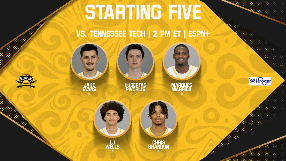 NKUNorseMBB's tweet photo. 𝙉𝙚𝙬 𝙇𝙤𝙤𝙠 𝙉𝙤𝙧𝙨𝙚 👀

🖥️ (ESPN+) - https://t.co/ISVHoyQhRE
📻 (Fox Sports 1360)  - https://t.co/VR97UEQtwD
📊 - https://t.co/4ywwf1Dt1y

@NKUNorse | #NorseUp https://t.co/1ZcjB6EtTj
