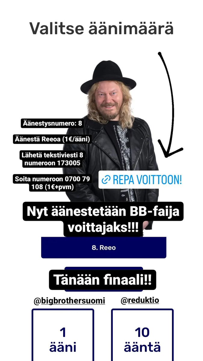 ytrewq96237146's tweet photo. #bbsuomi Heidin IG story
Repa voittoon! ĂĂ€nestys ohjeet kuvassa! #bb22reeo #bbreeo #bb22heidi #bbheidi #bigbrother Hopi hopi nyt jokainen heti ÀÀnestĂ€mÀÀn Reeo voittoon!!! đłïž https://t.co/EVxc519yab