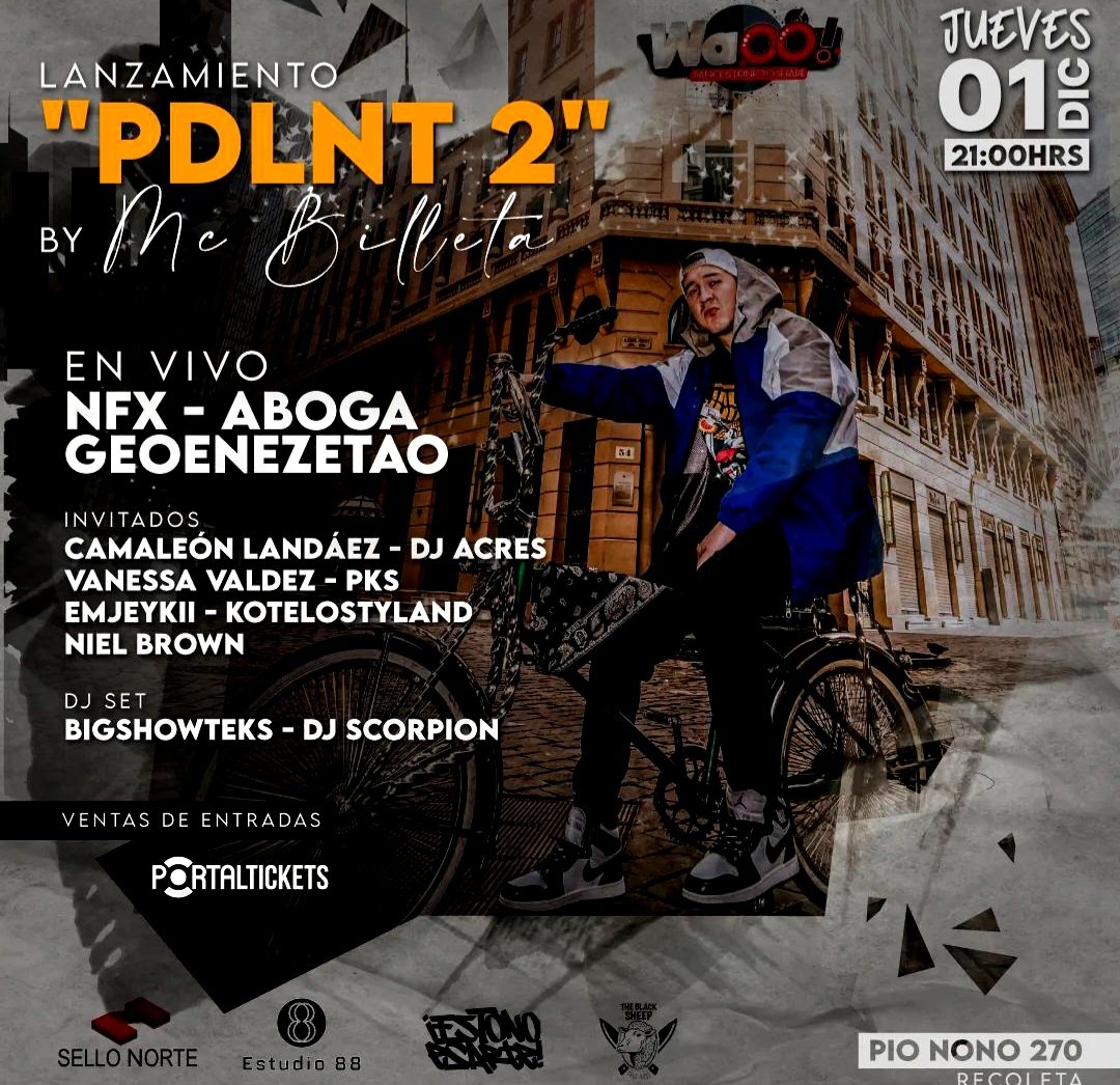 rocknacional_cl's tweet photo. Este Jueves Lanzamiento Nuevo Disco @MCBILLETA Hip-Hop Nacional 🇨🇱 https://t.co/y0lLVNXFvE