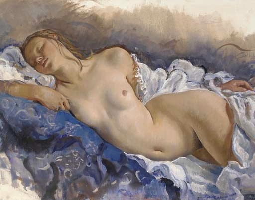 art_lying's tweet photo. Zinaida Serebriakova Sleeping nude, 1931 https://t.co/etLEba696z