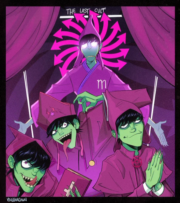 I still hate you murdoc niccals #thelastcult #gorillaz #fanart 