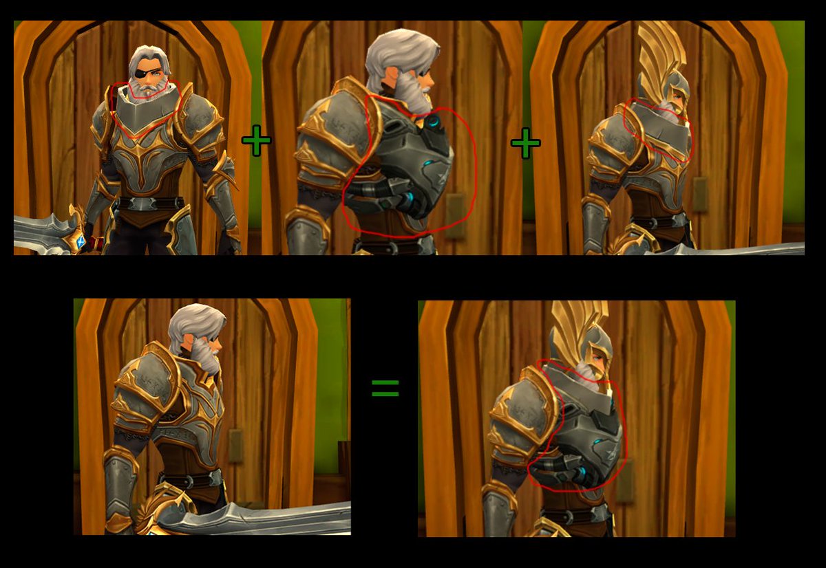 <a href="/ArtixKrieger/">[🔴] Artix Krieger</a>  Have you thought about putting more relief on some of the heavy armor with parts similar to this one? I found this armor incredible, the mortise are great and the details of these items are interesting, a great evolution for heavy armor in my point of view.