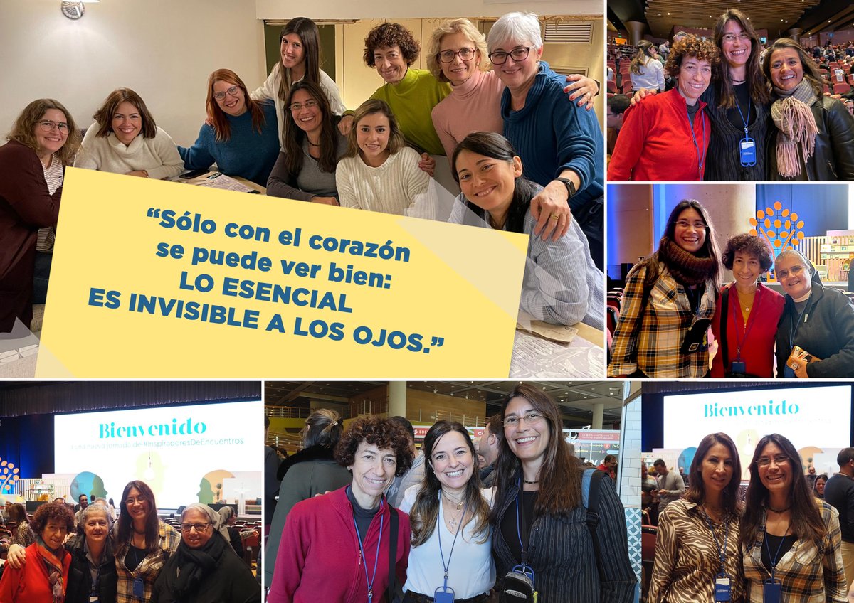 martabm1975's tweet photo. GRACIAS @ecatolicas por este Congreso que ha sido encuentro de encuentros y que nos ha llenado la mochila del corazón y el alma impulsándonos a seguir siendo mañana lunes #InspiradoresDeEncuentros con nuestros alumn@s, familias y compañer@s. https://t.co/i1woBcMW8h