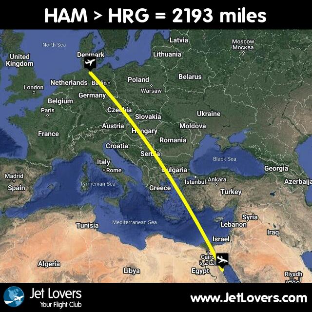My flight #500 on #JetLovers: HAM > HRG - another 2193 miles in the air! jetlovers.com/profile/10801/…