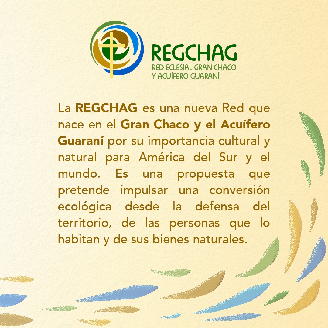 La REGCHAG es una nueva red que asume el compromiso de vincularse territorialmente con un mayor dinamismo pastoral, cultural, socio-ambiental y eclesiológico.🌱🌳🌿🐆🐟
Se lanzará el 28, 29 y 30 de noviembre en Paraguay, en un encuentro presencial entre sus miembros #REGCHAG