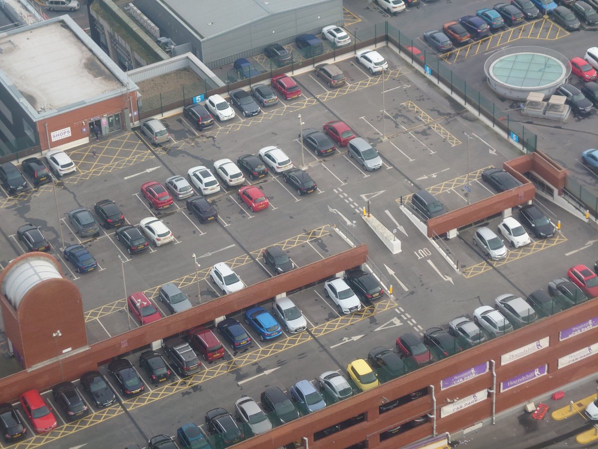 Car twitter loves a good car park shot. Here's some from Blackpool tower. Car colours are so boring these days, bring back bright solid red, green, blue, orange, yellow etc. The "Signal" colours!