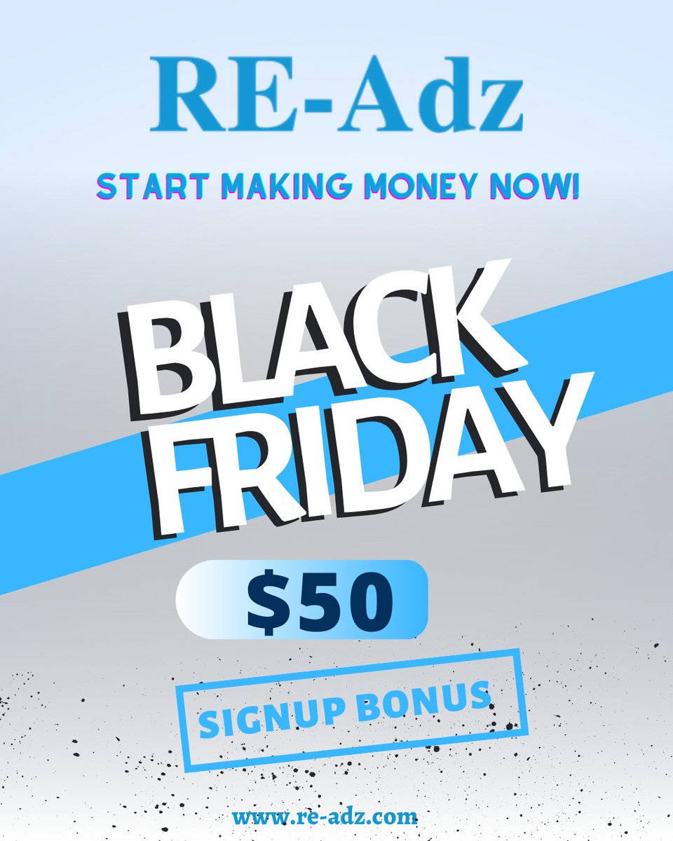RE_Adz_Network's tweet photo. Happy BlackFriday and Cybermonday.
Sign up till 7th December, make profit within 7th January, and get fixed bonus.
On each $1 000 revenue = receive +$50 bonus (Dating, Nutra, Sweeps and Finance)
Catch this deal before it's too late!🚀 25/11—07/12/2022
Link https://t.co/OydOCWRHPW https://t.co/8juaMEpNeX