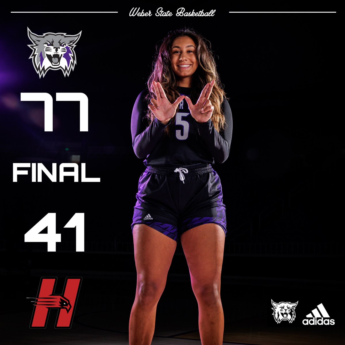WeberStateWBB's tweet photo. Sunday 𝗙𝗨𝗡day, no doubt 😼

#WeAreWeber https://t.co/VsgWVggipZ