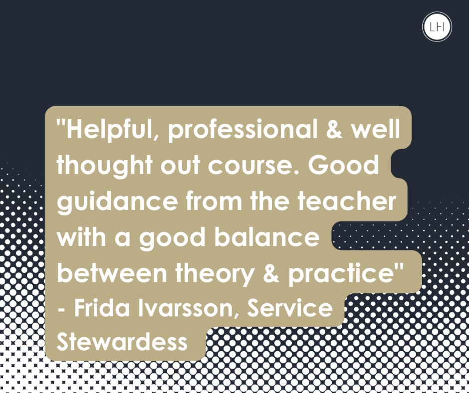 LHMgmt's tweet photo. Fantastic to receive positive feedback from #yachtcrew who undertake our #Hospitality training!  Learn more about our development programs here:  https://t.co/JM6aDfycgm

#Crew #LuxuryHospitalityMGM https://t.co/Wpce3NocnS