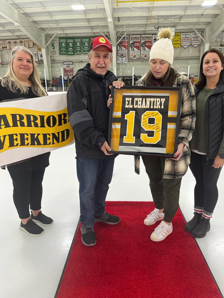 Eli El-Chantiry (@eli_elchantiry) on Twitter photo Presenting a trophy at West Carleton Minor Hockey Assoc. to one of the winning teams. Also honoured to receive a framed jersey for 19 yrs.of community service from the association!
Thank you to <a href="/JenniferMcAnd10/">Jennifer McAndrew</a> and <a href="/PeeweeWcw/">West Carleton Warriors Peewee A 2019</a> and to all the winners #ward5Ott Presenting a trophy at West Carleton Minor Hockey Assoc. to one of the winning teams. Also honoured to receive a framed jersey for 19 yrs.of community service from the association!
Thank you to <a href="/JenniferMcAnd10/">Jennifer McAndrew</a> and <a href="/PeeweeWcw/">West Carleton Warriors Peewee A 2019</a> and to all the winners #ward5Ott