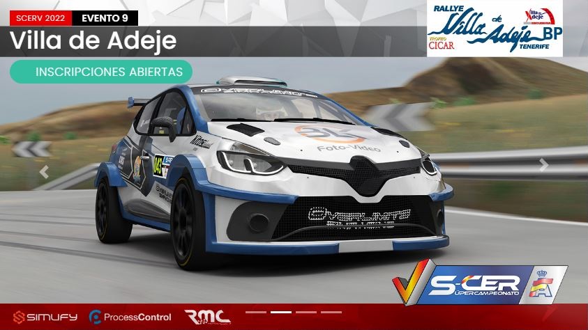 club_simracing's tweet photo. 🗞️INSCRIPCIONES
#scerv #adeje @virtual_rfeda
¡Últimas horas!
https://t.co/y9qZcdbvhE https://t.co/xFtmHvsPu4