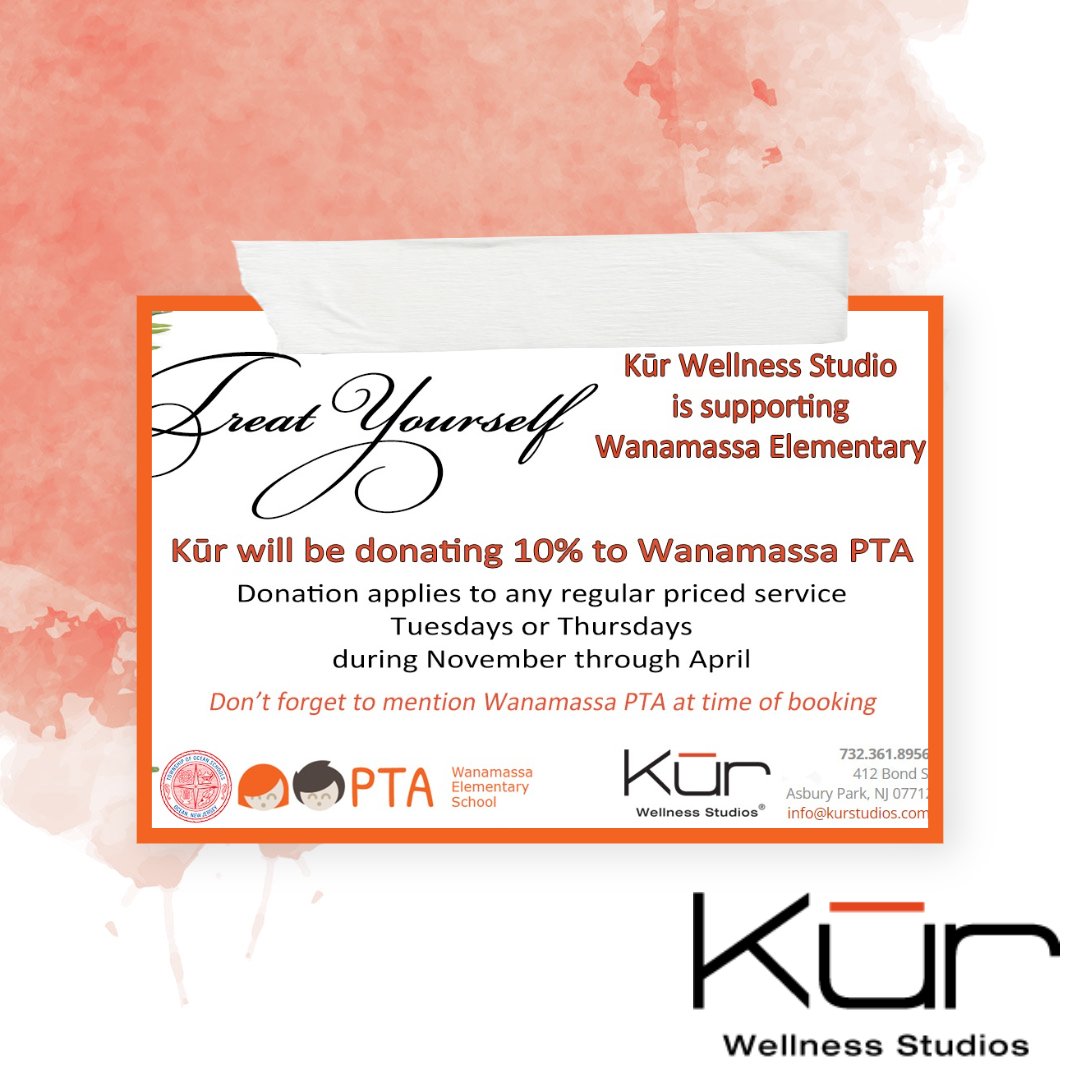 kurstudios's tweet photo. Don't forget to mention Wanamassa PTA while booking your  next appointment.  Kur will be donating 10% to Wanamassa Elementary PTA on any regular priced service on Tuesdays and Thursday from November 2022 through April 2023!! https://t.co/NrOK40BYMj
