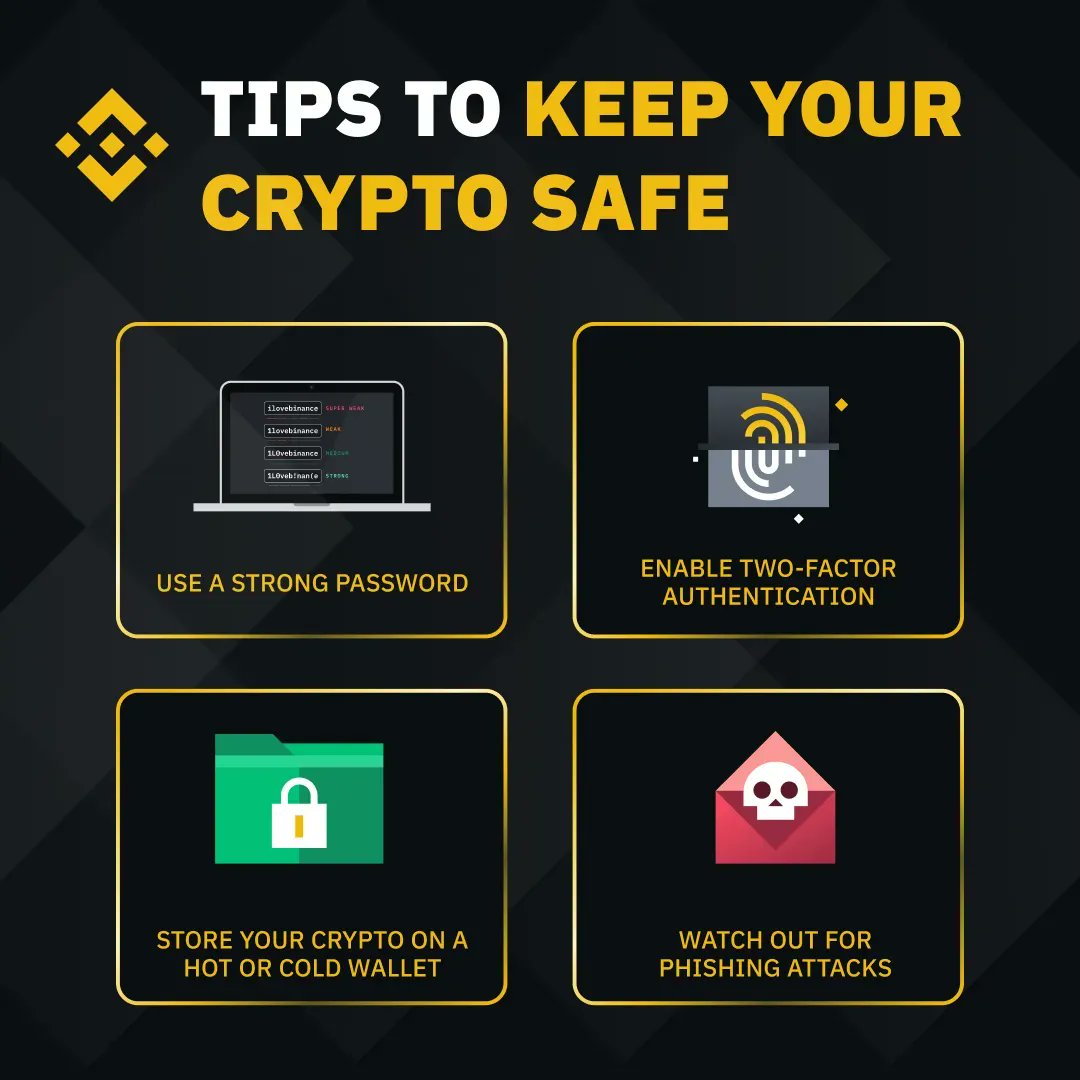Keeping your crypto safe should always be a top priority. Here are 4 ways  to help keep your assets #SAFU.