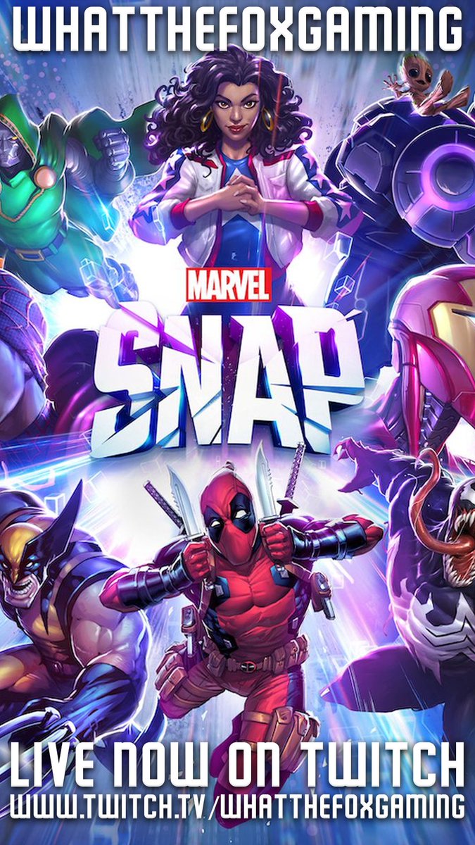 WhatTheFox_NL's tweet photo. [ENG/NL] Just SNAPPING some cards in Marvel Snap and Chatting with you lovevlies

Playing Marvel Snap

https://t.co/W65esUy4SS

#whatthefox #whatthefoxgaming #twitch
#marvel #marvelsnap #mcu #deckbuilding #tcg https://t.co/VHkacciMHq