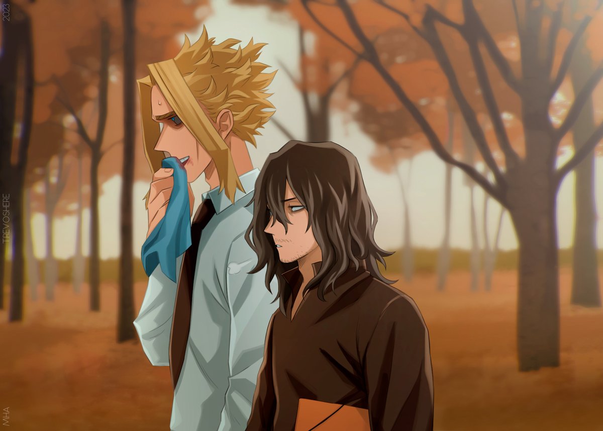 Trevoshere's tweet photo. A duo that grows closer as the seasons pass #EraserMight https://t.co/N5Mdne0lrw