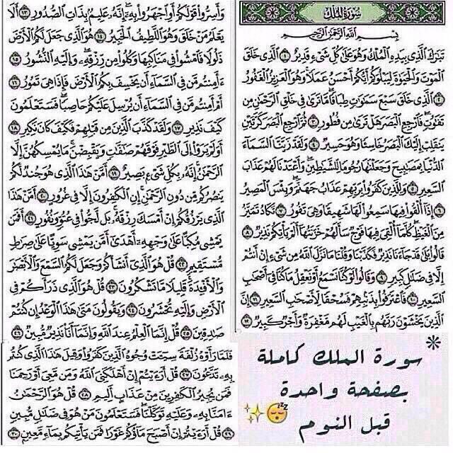 ask_a19's tweet photo. لا تنسى قبل النوم :
- سورة الملك
- آية الكرسي و المعوذات 
- أذكار النوم
- منبه صلاة الفجر https://t.co/gvg8wo7h1i