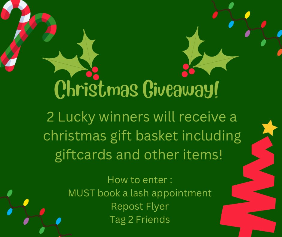 barbeeblinks's tweet photo. December Bookings now open 💕 Enter Christmas giveaway for a chance to win a Christmas basket 💕 
$10 off for the rest of November openings 

#shsu #shsulashtech https://t.co/W8HIvlvM2T
