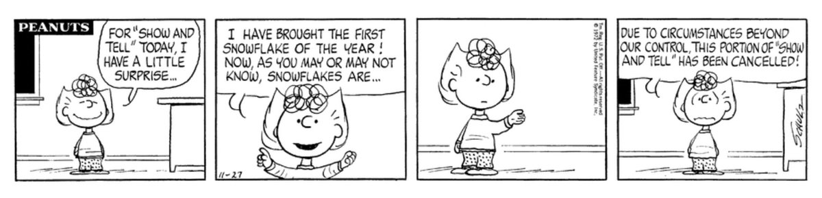 Peanuts50YrsAgo's tweet photo. November 27, 1972 https://t.co/WZQl3rI7mD