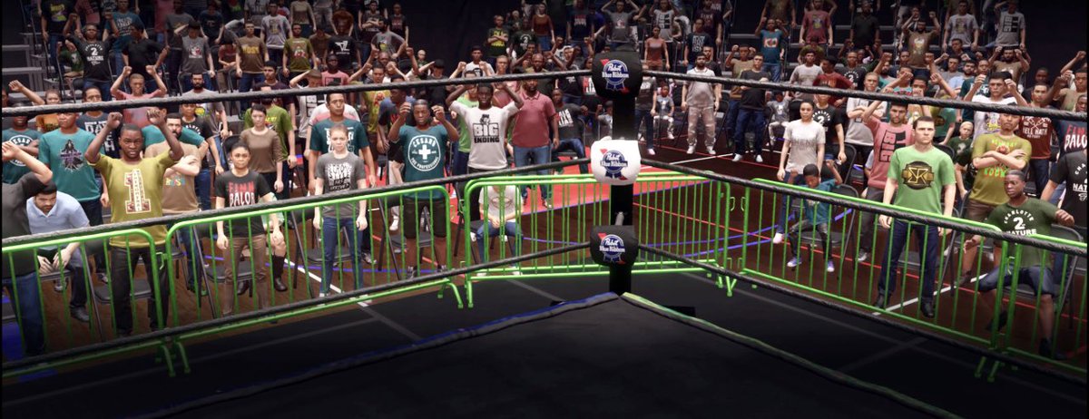 MerrickMiami's tweet photo. Got around to making @MajorWFPod FWF Live Arena on 2K! Check it out! Just search for #FWFLive https://t.co/44j7Kbc2AB