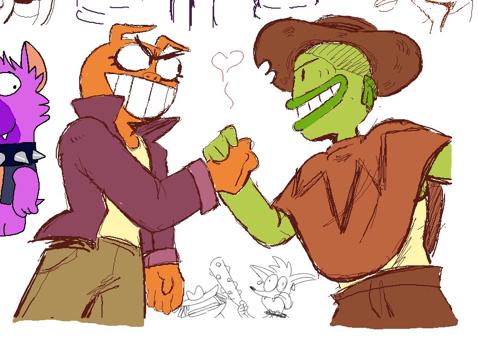 Some doodles from the DMO team drawpile
#DMOHYPE 