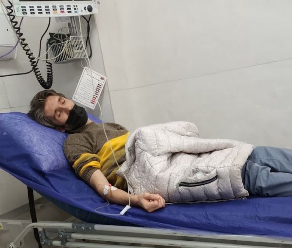 Iranian human rights activist #Arash_Sadeghi has been in custody for over a month now. He has been denied access to life-saving medication and treatment despite his constant struggle with bone cancer. His life is under serious threat with every passing day. Be his voice.