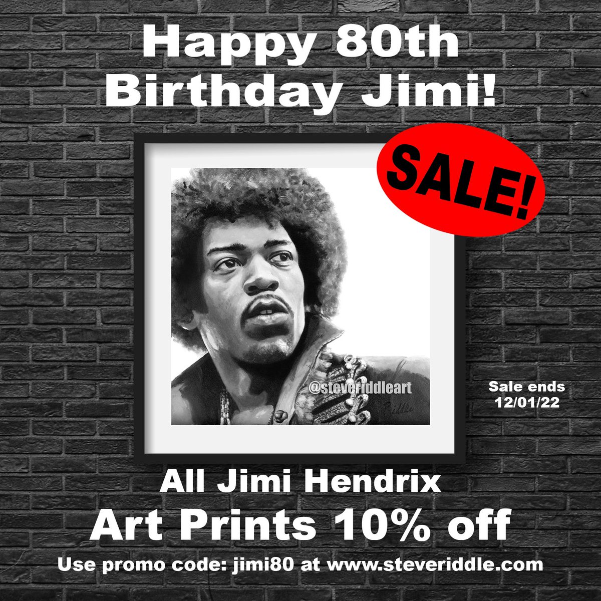 SteveRiddleArt's tweet photo. #giftsforhim #giftsforher #musiciangifts #artsale #christmasgifts #jimihendrix #jimihendrixart #jimihendrixgifts #sale #artwork #steveriddleart https://t.co/ByMDXNNj7f