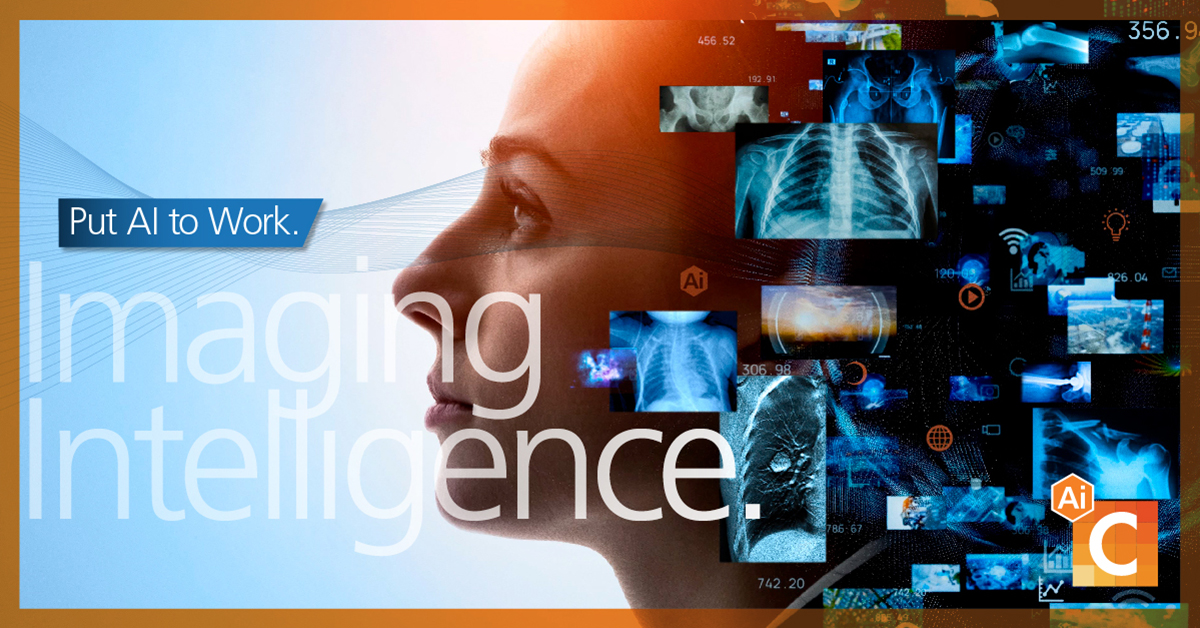 Carestream's tweet photo. "Imaging intelligence supports consistent image capture that can help reduce retakes and improve diagnostic confidence"- Luca Bogoni, Ph.D., Head of Advanced Research&Innovation at Carestream at #RSNA2022 AI Innovation Theater. #carestreamAI #AIradiology #radiologyAI https://t.co/Vd1z4vsNdr