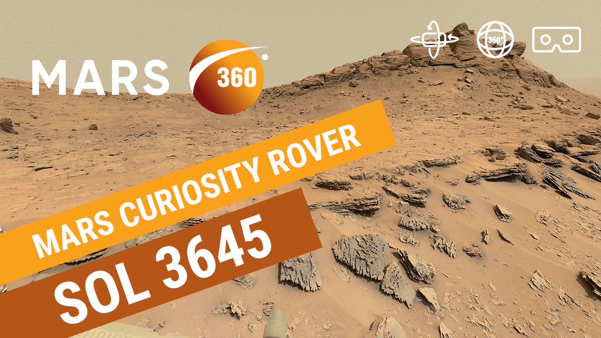 360pano's tweet photo. NASA's Mars Curiosity Rover Sol 3645 (November 6, 2022)
π¬ 360VR video 8K: https://t.co/BhTl7llDoI
π 360VR photo 30K: https://t.co/0djCYr5TIm
Source images credit: NASA / JPL-Caltech / MSSS / https://t.co/zkt9b4cdxE
#Mars360 #Video360 #360VR #Mars #Sol3645 https://t.co/wZDxCRqD7Z
