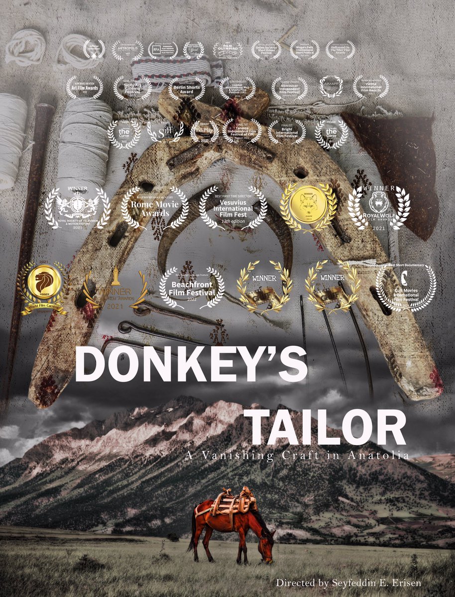 DonkeysTailor's tweet photo. Awardwinning Documentary
Donkey’s Tailor
https://t.co/UTaKQ7xV29
#cinematic #esekterzisi #indiefilmmaking #cinematographer #videography #cinematographylife #indiefilm #productiondesign #film #filmmakers #filmmaker #filmmakinglife #videoshoot #videoproduction #videopr https://t.co/qlEKmyI4DP