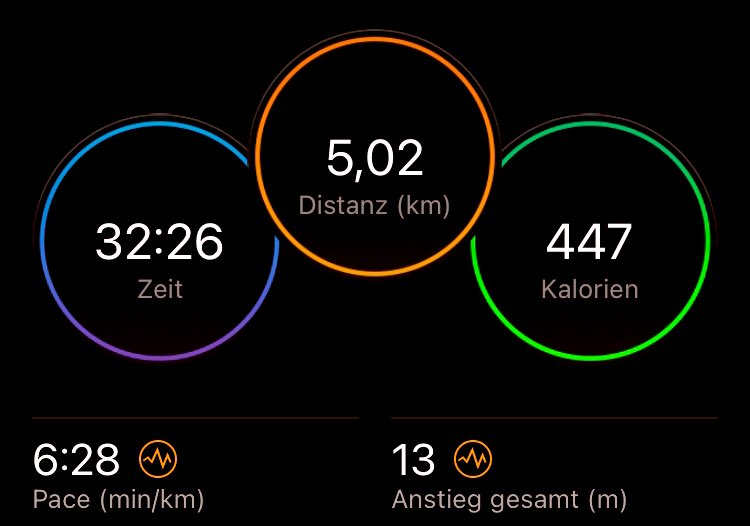 Teacherlise's tweet photo. Erster Lauf nach 2 Wochen krankheitsbedingter Pause - und den kann man gleich für den #oneloverun stehen lassen. 🥳
#jederMeterzählt https://t.co/NHovgrIUqB