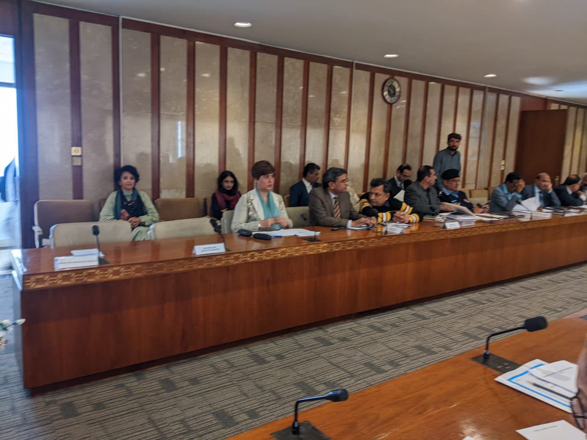 NCRC_Pakistan's tweet photo. #NCRC chairperson along members &amp; child members presenting progress of NCRC before NA standing committee on Human Rights @NAofPakistan @wpc_pak @mincompk  @mohrpakistan  @CRMPakistan #Childrights #Childprotection https://t.co/SVVaD95AI6