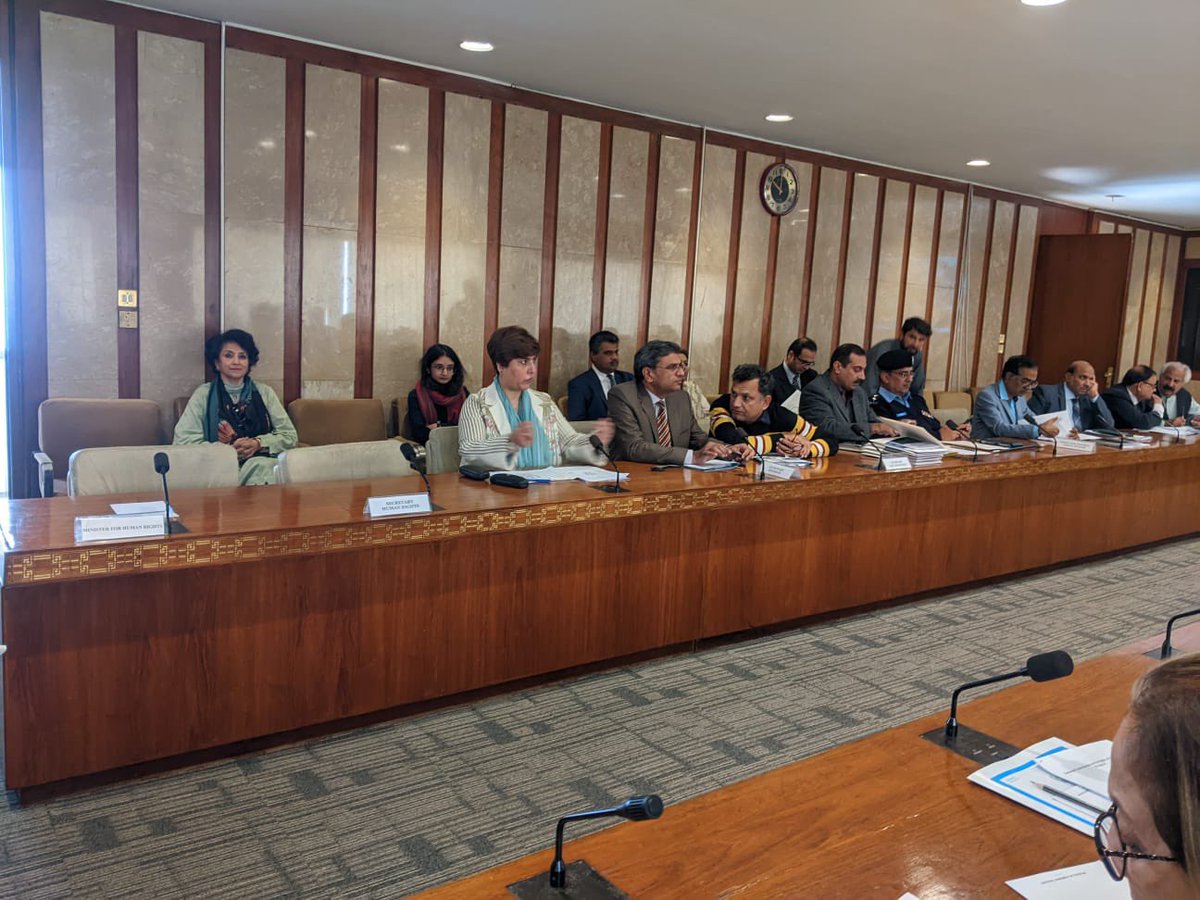 NCRC_Pakistan's tweet photo. #NCRC chairperson along members &amp; child members presenting progress of NCRC before NA standing committee on Human Rights @NAofPakistan @wpc_pak @mincompk  @mohrpakistan  @CRMPakistan #Childrights #Childprotection https://t.co/SVVaD95AI6
