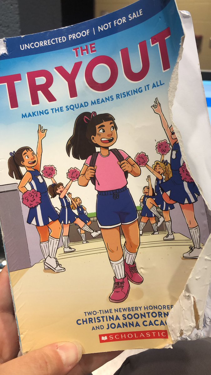 Do you ever read a book and get to the end, read the author’s note and not only feel sad that the book is done, but also want to immediately give it to everyone you know? Well, <a href="/soontornvat/">Christina Soontornvat - Updates only</a> you’ve done that for me with The Tryout. Do yourself a favor &amp; order a copy or two! I did!