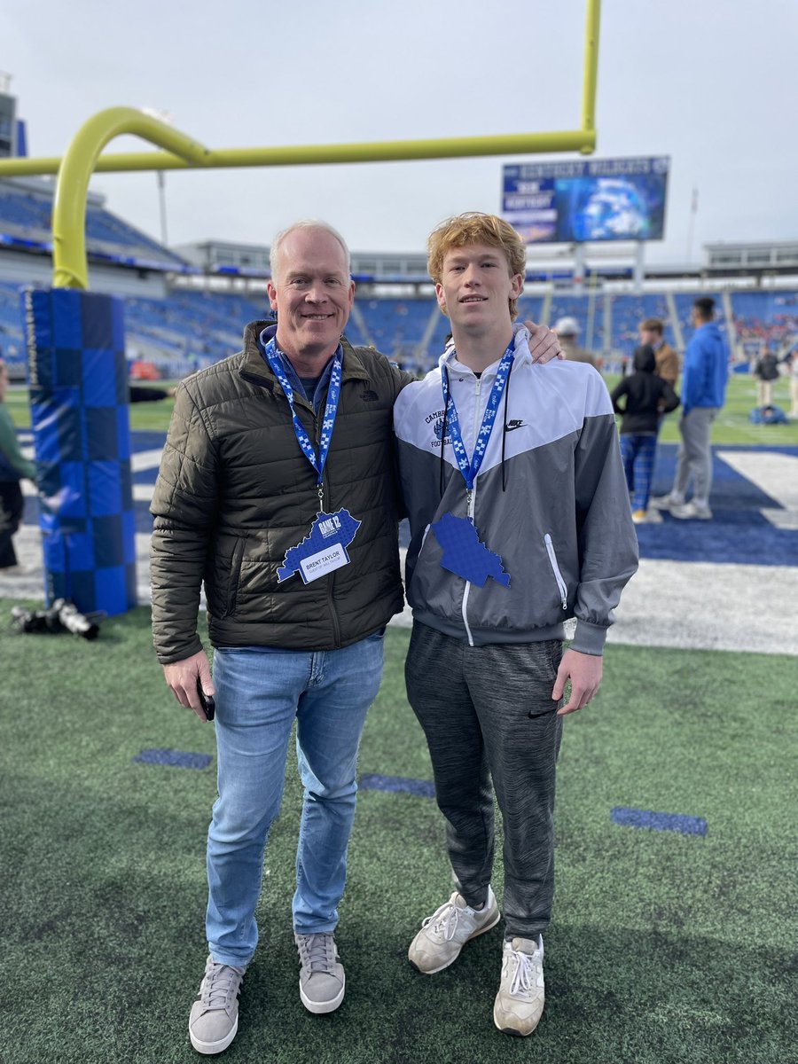 Will2Taylor_'s tweet photo. Had a great time at the University of Kentucky! Thank you @CoachC_Collins  for having me.
@CoachBennett29 
@RecruitGeorgia 
@Mansell247 https://t.co/yOgcSB59B4