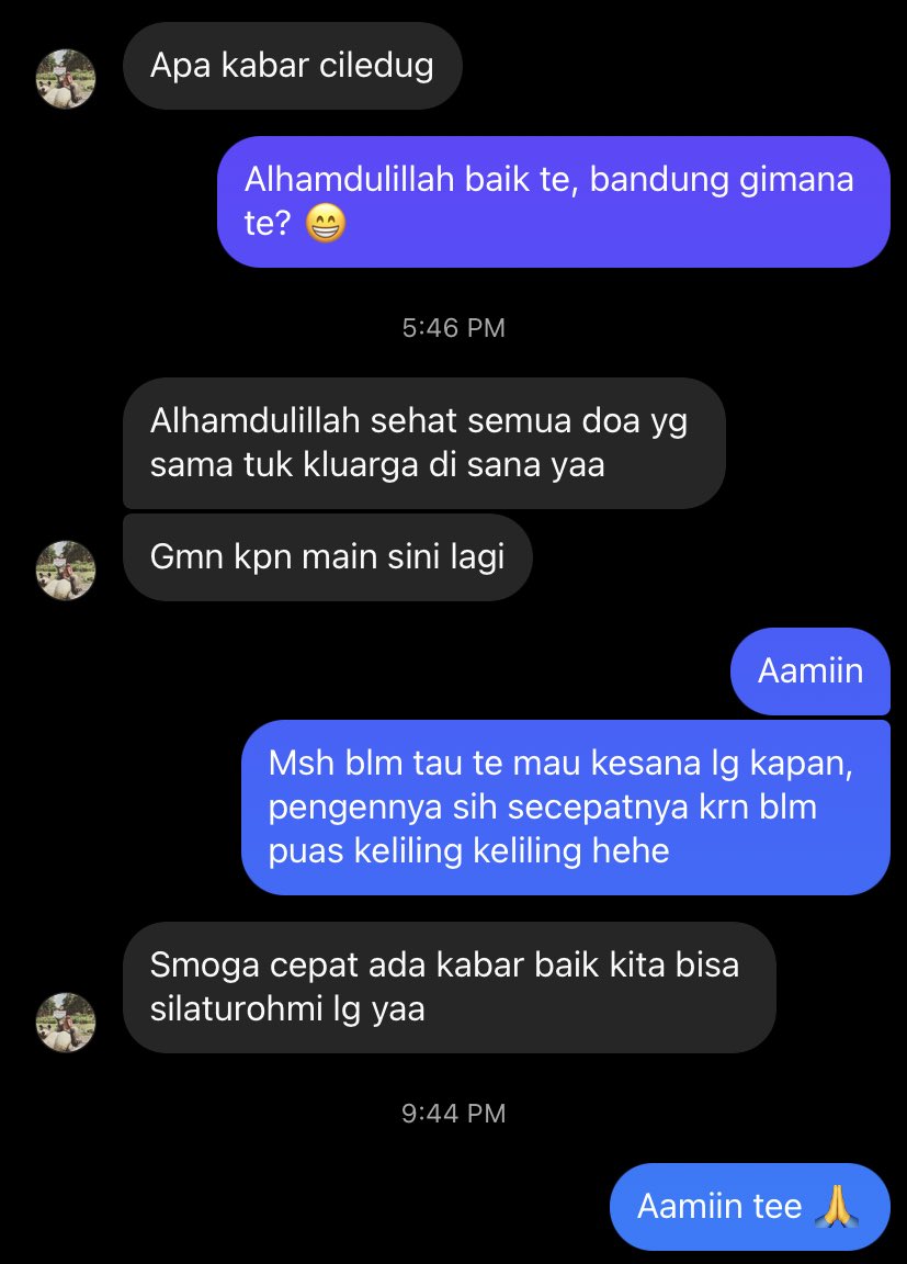 Entah kenapa selalu adem tiap ketemu dan cerita sama beliau. Selalu ngerti apa yg lg diceritain dan dirasain. Gak ada alesan utk ga kangen sama keluarga di bandung ini 😊