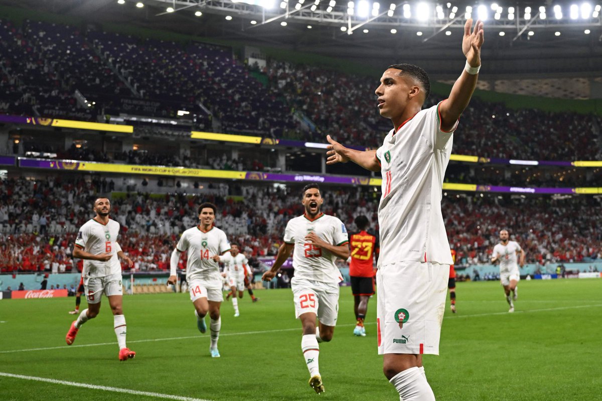 albakertv's tweet photo. فخر عربي جديد بالمغرب
أداء ، روح ، قتالية 👏🏻

ألف مبروووووك لأسود الاطلس 🇲🇦
#المغرب_بلجيكا https://t.co/OlKf6SDqtN