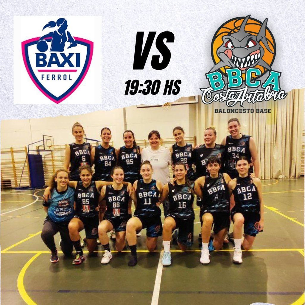 CBBCostaArtabra's tweet photo. Derbi ferrolano a las 19.30 en Esteiro!🦈🦈
Tras finalizar el derbi masculino en Narón, las chicas del #BBCA se medirán al @UniFerrol , en un partido enocionante.
#SomosBBCA #DerbiLocal https://t.co/4JKcsUsdzE