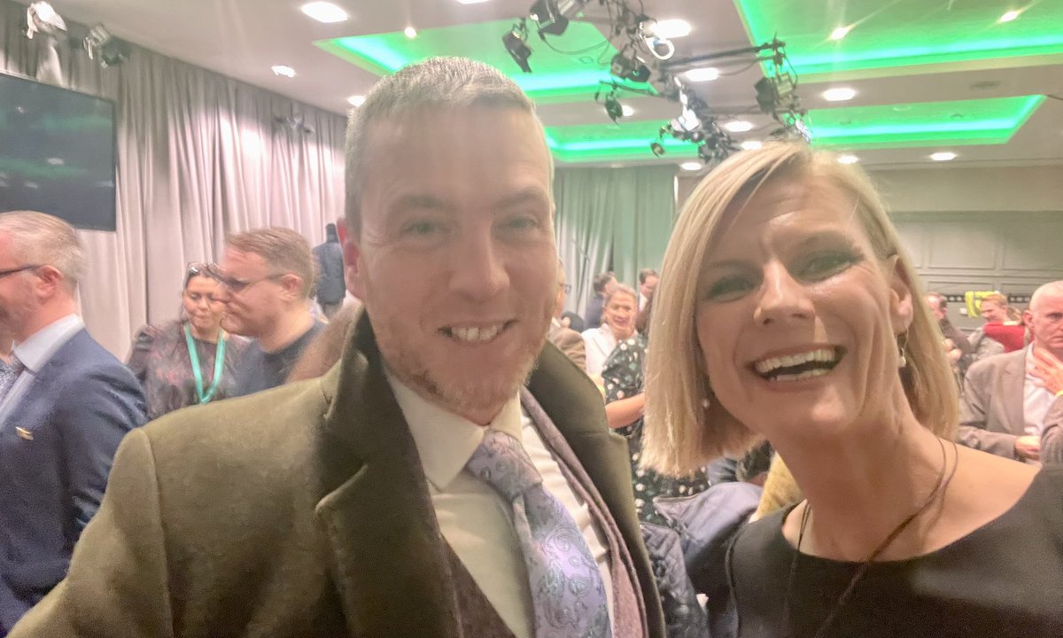 pippa_hackett's tweet photo. Wonderful to catch up with @greenparty_ie members & colleagues from across the country, and to welcome new @GreenPartyNI Leader @oharamal to Athlone. Well done to Party Chair @paulinegalway, @louheavin and the whole @greenparty_ie team behind the Convention. #GPAC22 ππΌππΌππΌ https://t.co/yzypPbxNjT
